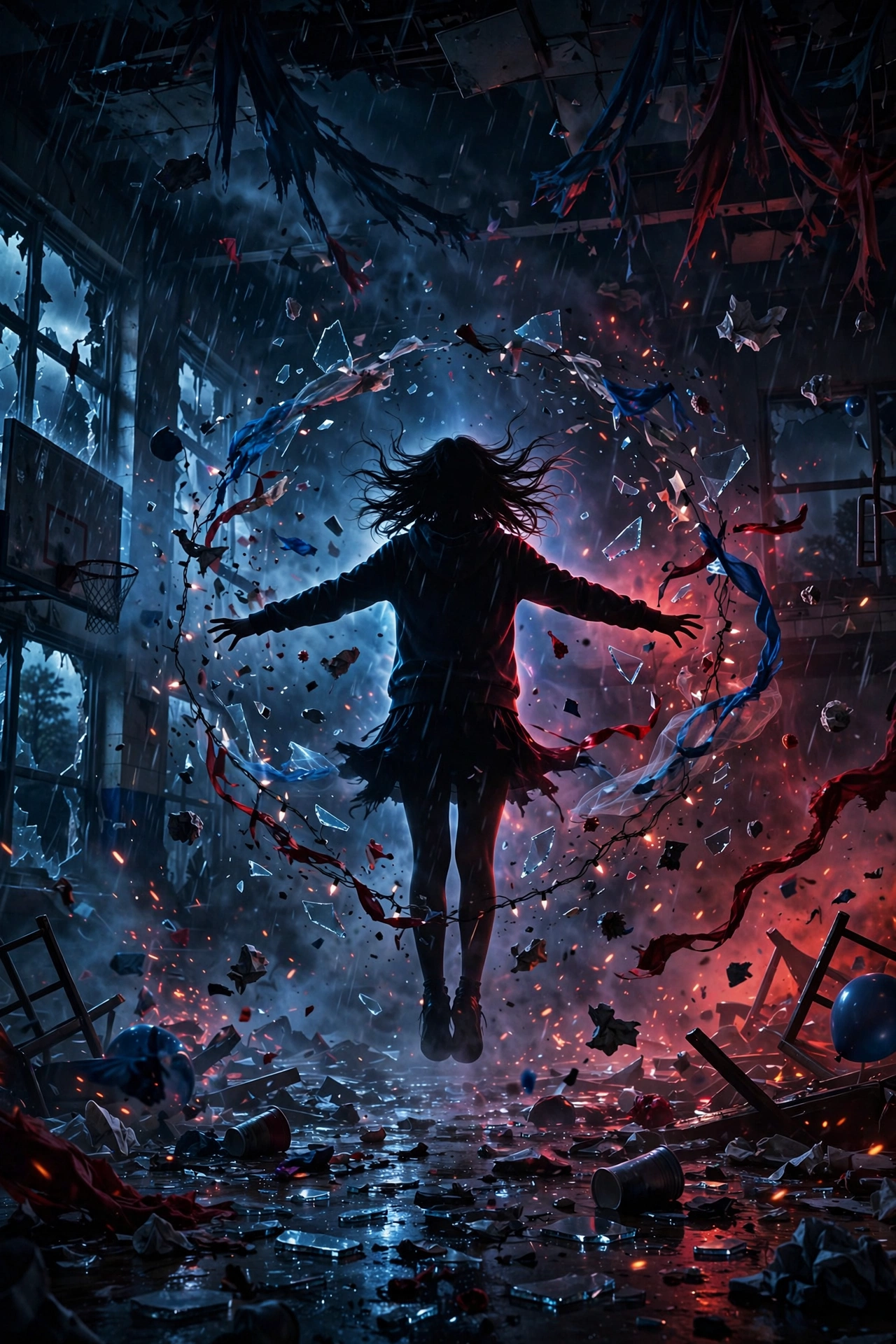 Carrie Prime Video series 2026 epic horror key art