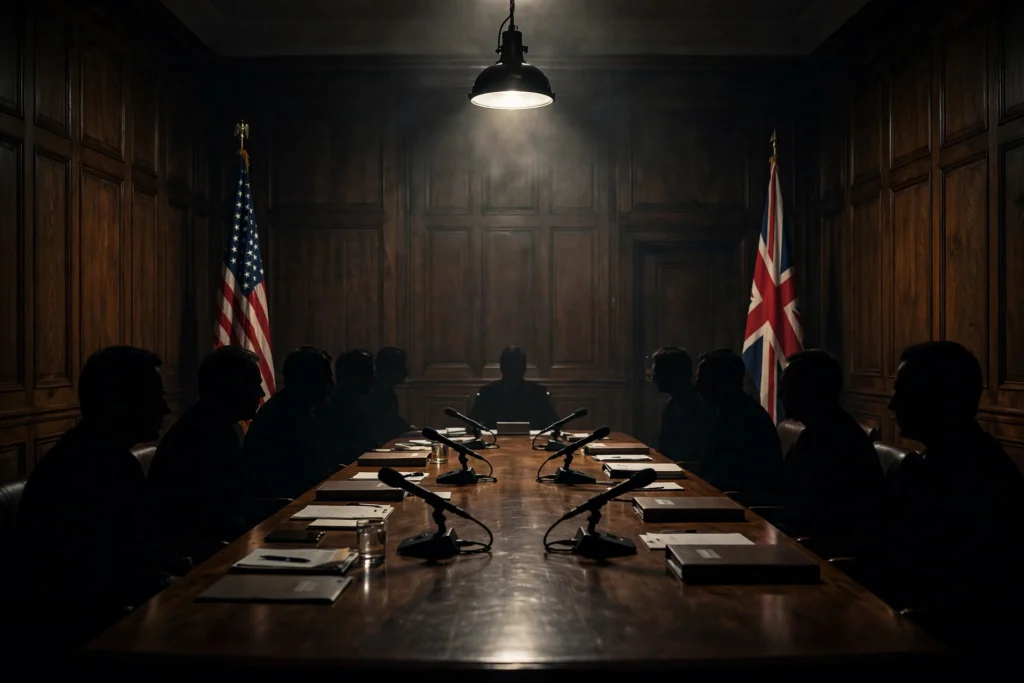 The Diplomat Season 4 war room negotiation scene