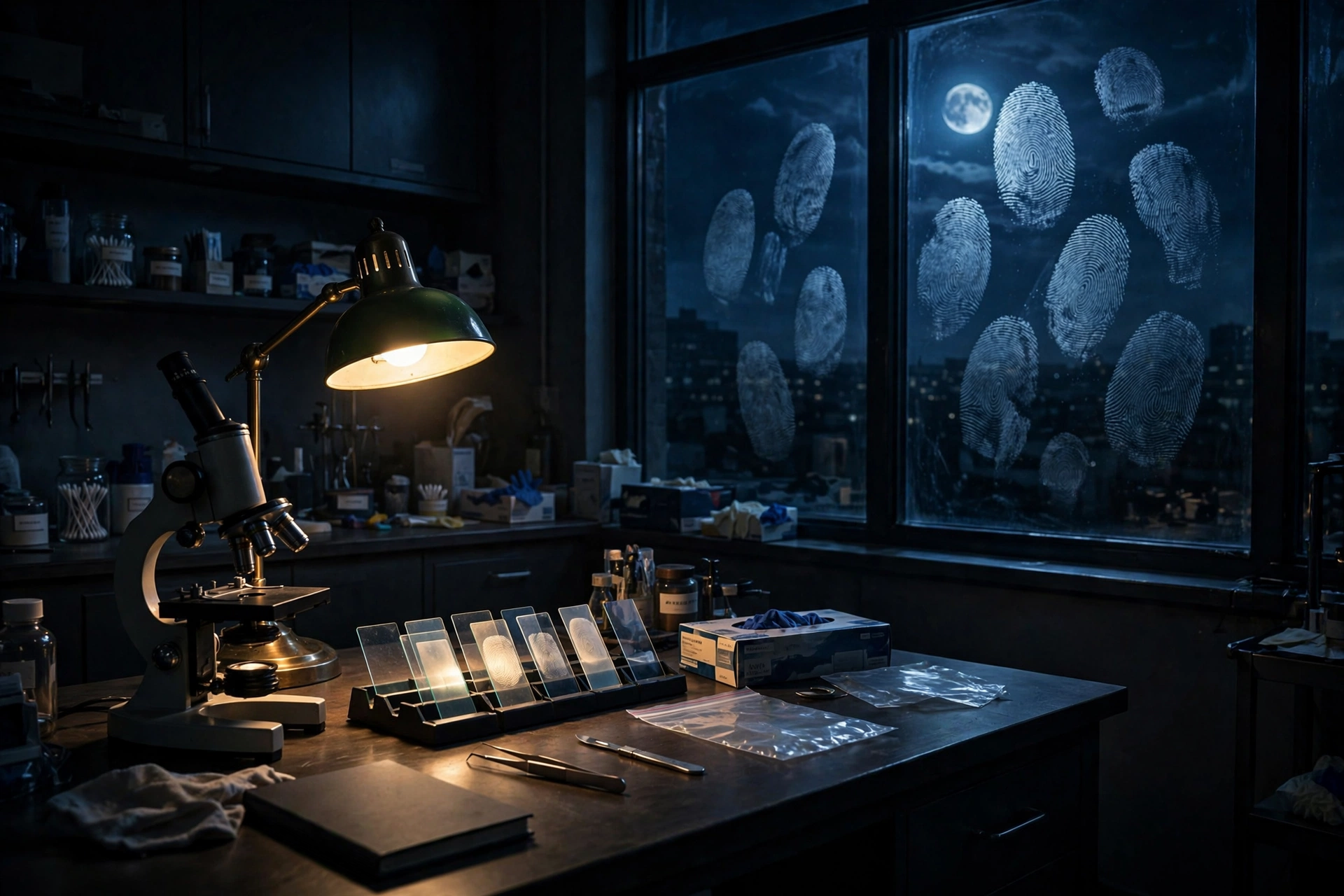 Dexter: Resurrection Season 2 forensic evidence lab artwork