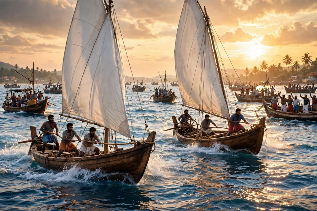 Mandaadi Netflix sailboat racing drama starring Soori
